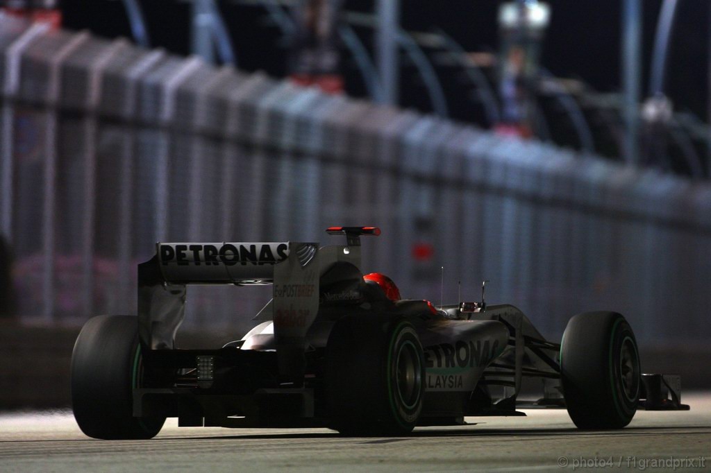 GP Singapore, Qualifiche, Michael Schumacher (GER), Mercedes GP  F1 Team, MGP W01 
