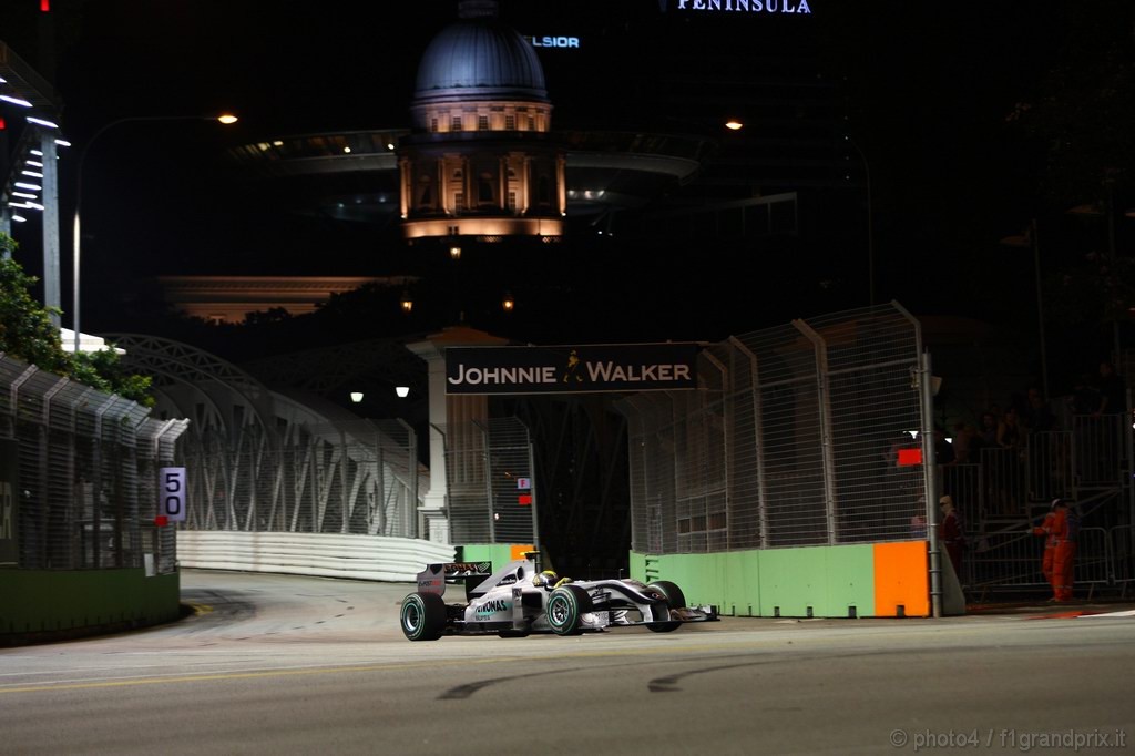 GP Singapore, Qualifiche, Nico Rosberg (GER), Mercedes GP F1 Team, MGP W01 
