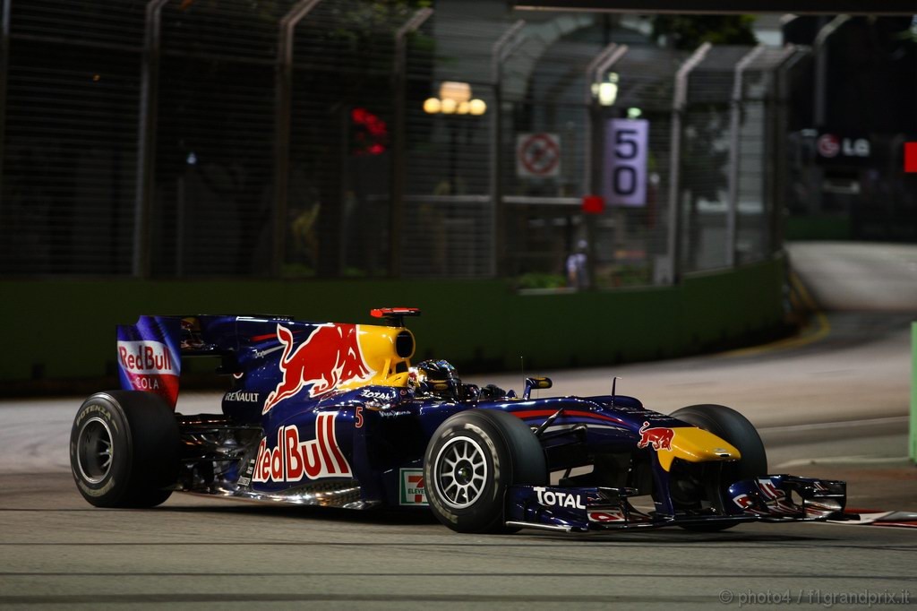 GP Singapore, Qualifiche, Sebastian Vettel (GER), Red Bull Racing, RB6 