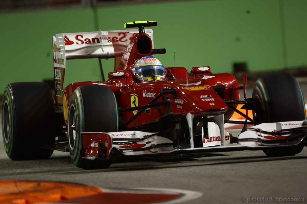 GP Singapore, Qualifiche, Fernando Alonso (ESP), Ferrari, F10 