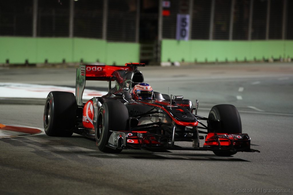 GP Singapore, Qualifiche, Jenson Button (GBR), McLaren  Mercedes, MP4-25 