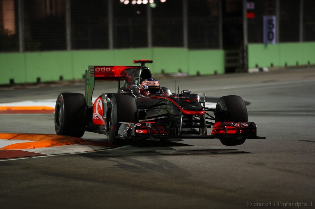 GP Singapore, Qualifiche, Jenson Button (GBR), McLaren  Mercedes, MP4-25 