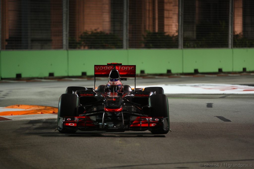 GP Singapore, Qualifiche, Jenson Button (GBR), McLaren  Mercedes, MP4-25 