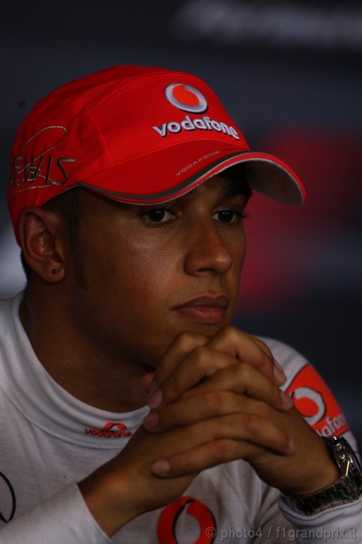 GP Singapore, Qualifiche, Conferenza Stampa, Lewis Hamilton (GBR), McLaren  Mercedes, MP4-25 