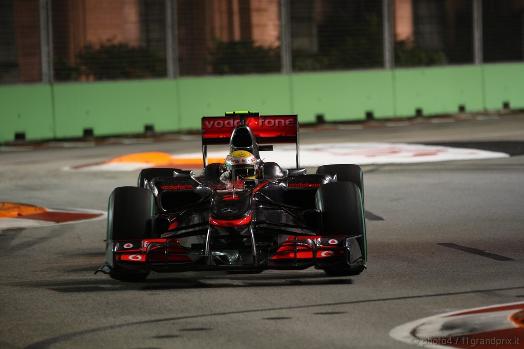 GP Singapore, Qualifiche, Lewis Hamilton (GBR), McLaren  Mercedes, MP4-25 