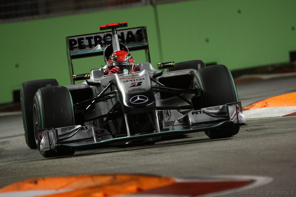 GP Singapore, Qualifiche, Michael Schumacher (GER), Mercedes GP  F1 Team, MGP W01 
