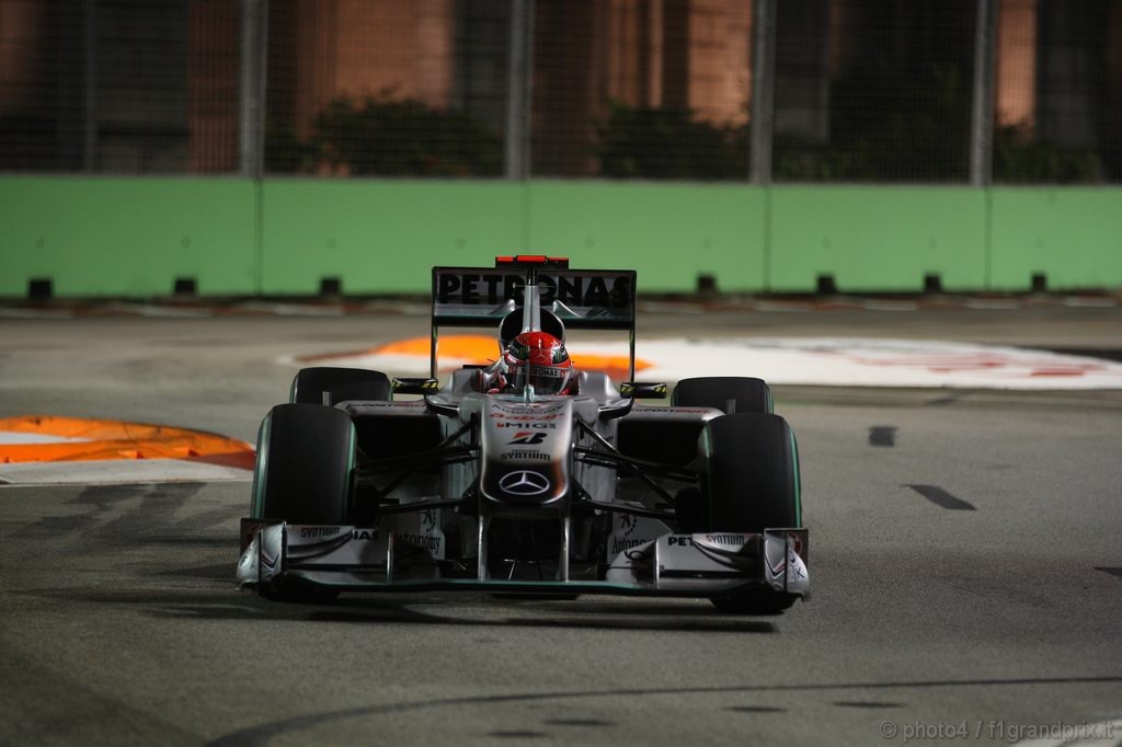 GP Singapore, Qualifiche, Michael Schumacher (GER), Mercedes GP  F1 Team, MGP W01 