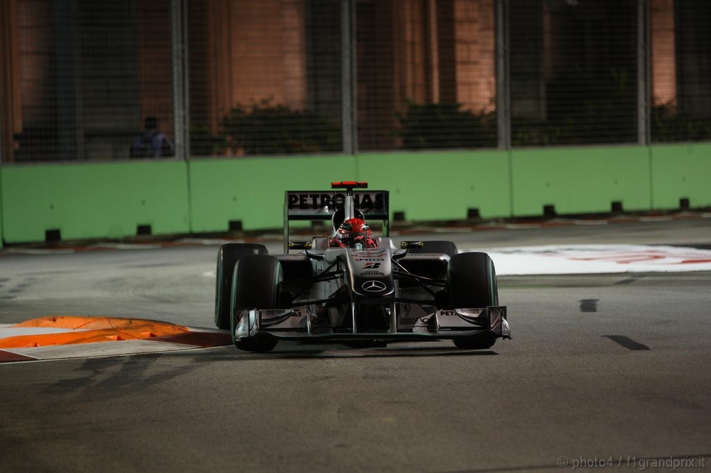 GP Singapore, Qualifiche, Michael Schumacher (GER), Mercedes GP  F1 Team, MGP W01 