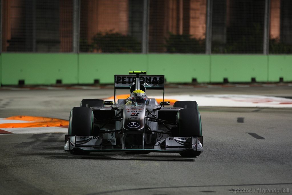 GP Singapore, Qualifiche, Nico Rosberg (GER), Mercedes GP F1 Team, MGP W01 