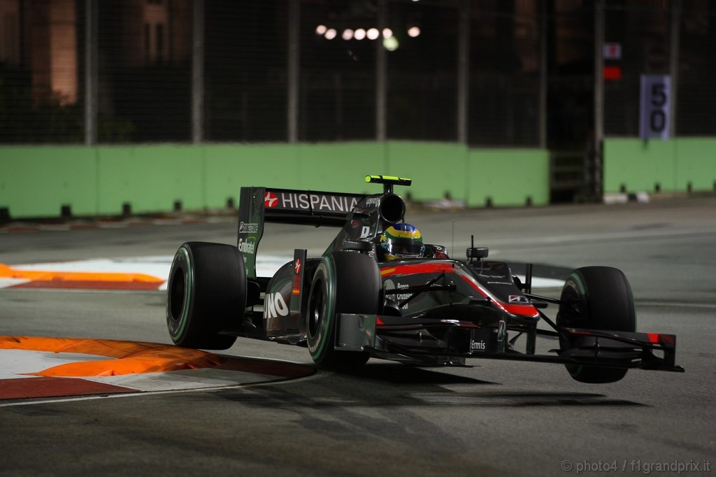 GP Singapore, Qualifiche, Bruno Senna (BRA), Hispania Racing F1 Team (HRT), F110 