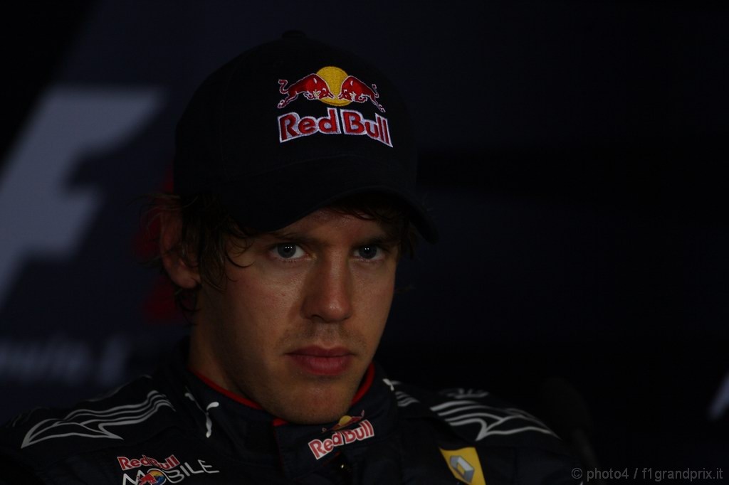GP Singapore, Qualifiche, Conferenza Stampa, Sebastian Vettel (GER), Red Bull Racing, RB6 