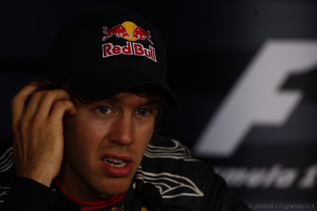 GP Singapore, Qualifiche, Conferenza Stampa, Sebastian Vettel (GER), Red Bull Racing, RB6 