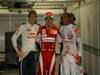 GP Singapore, Qualifiche, Fernando Alonso (ESP), Ferrari, F10 pole position, Sebastian Vettel (GER), Red Bull Racing, RB6 secondo e Lewis Hamilton (GBR), McLaren  Mercedes, MP4-25 terzo 