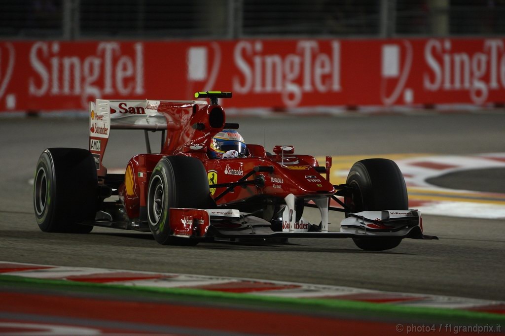 GP Singapore, Prove Libere 1, Venerdi',Fernando Alonso (ESP), Ferrari, F10 