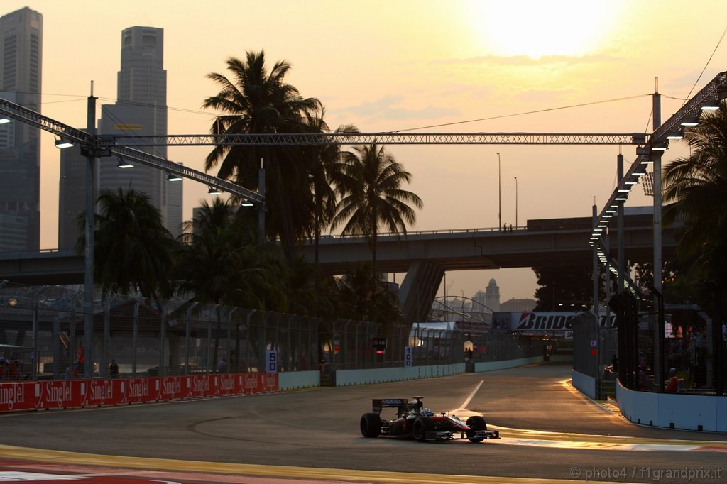 GP Singapore, Prove Libere 1, Venerdi', Christian Klien (AUT), Test Driver Hispania Racing F1 Team (HRT), F110  