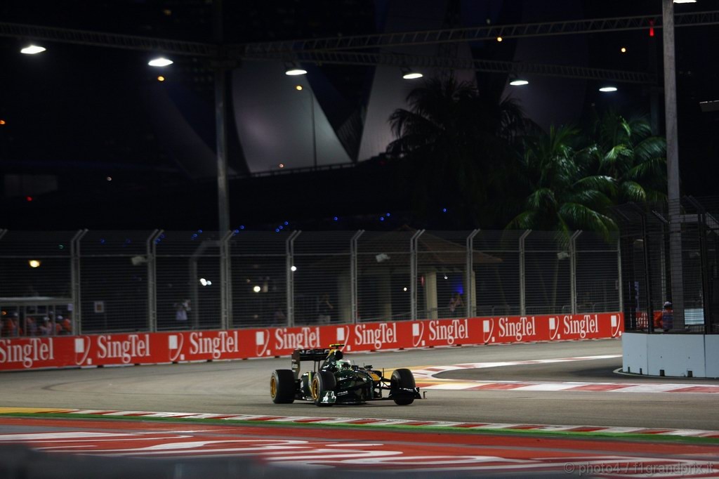 GP Singapore, Prove Libere 1, Venerdi', Heikki Kovalainen (FIN), Lotus Racing, T127 