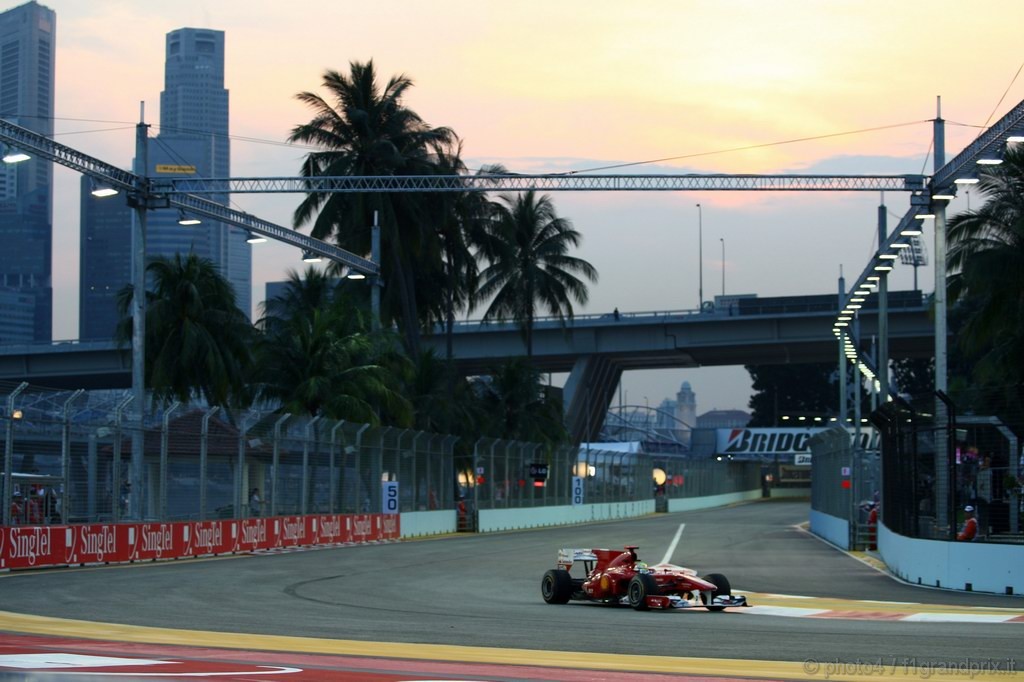 GP Singapore, Prove Libere 1, Venerdi', Felipe Massa (BRA), Ferrari, F10 