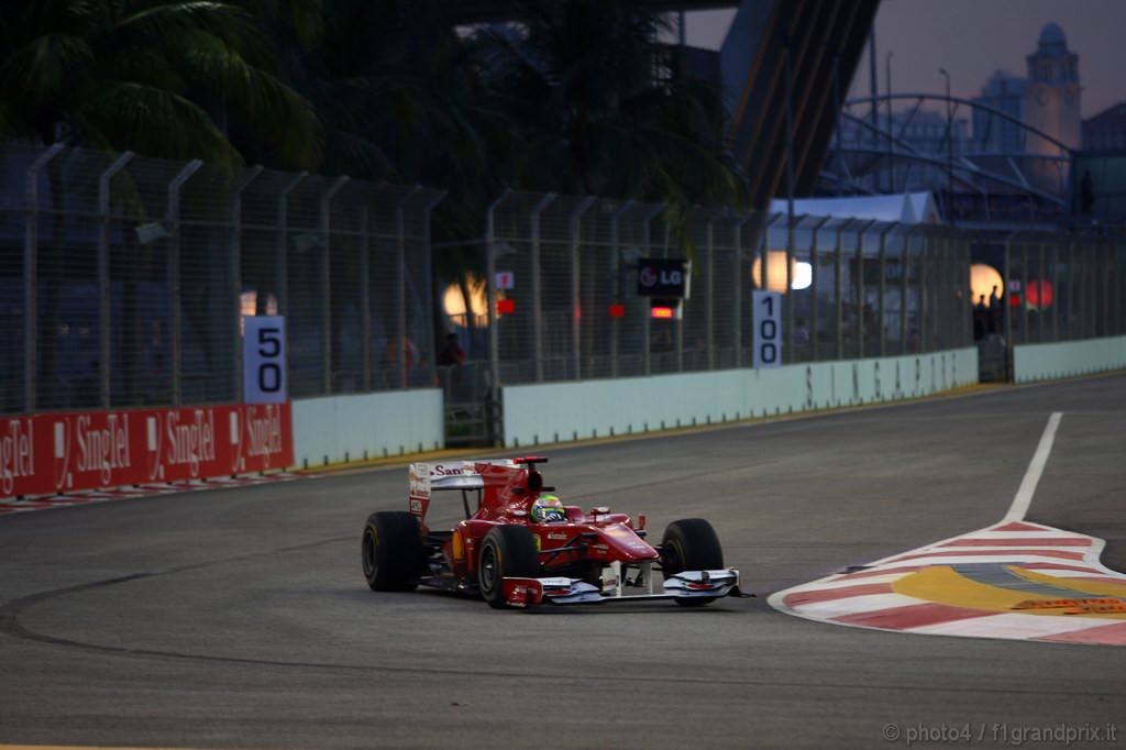 GP Singapore, Prove Libere 1, Venerdi', Felipe Massa (BRA), Ferrari, F10 