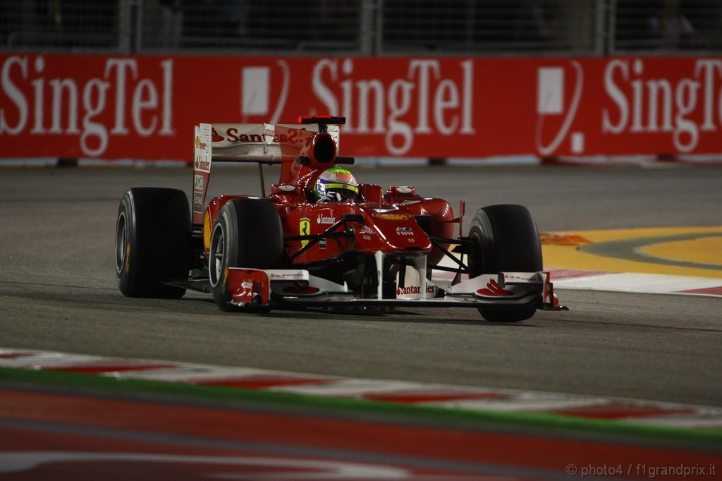 GP Singapore, Prove Libere 1, Venerdi', Felipe Massa (BRA), Ferrari, F10 