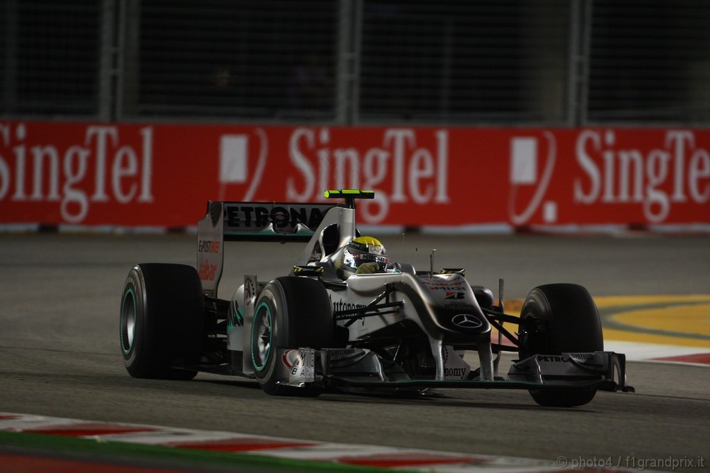 GP Singapore, Prove Libere 1, Venerdi', Nico Rosberg (GER), Mercedes GP F1 Team, MGP W01 