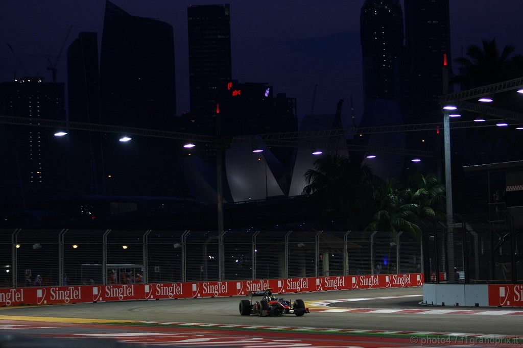 GP Singapore, Prove Libere 1, Venerdi', Bruno Senna (BRA), Hispania Racing F1 Team (HRT), F110 