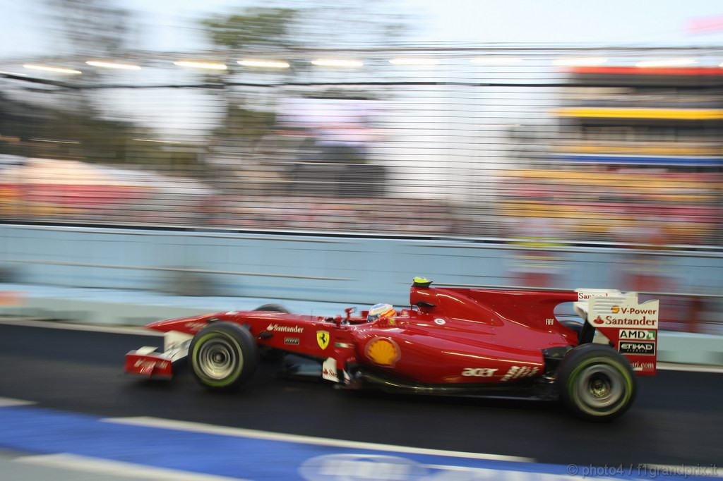 GP Singapore, Prove Libere 1, Venerdi', Fernando Alonso (ESP), Ferrari, F10 