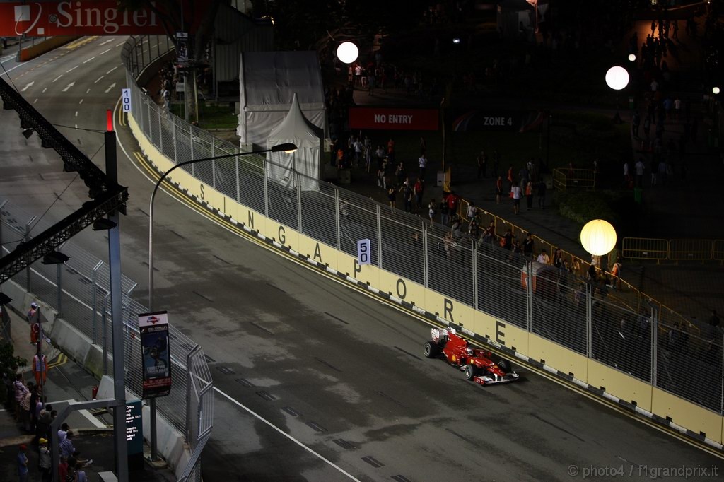 GP Singapore, Prove Libere 1, Venerdi', Fernando Alonso (ESP), Ferrari, F10 