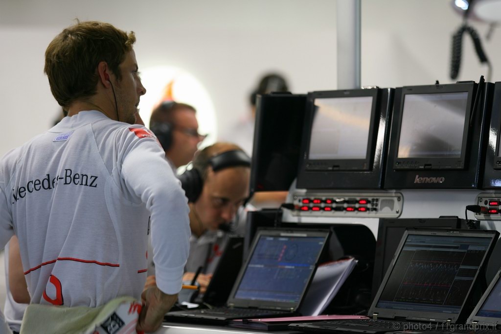 GP Singapore, Prove Libere 1, Venerdi', Jenson Button (GBR), McLaren  Mercedes, MP4-25 