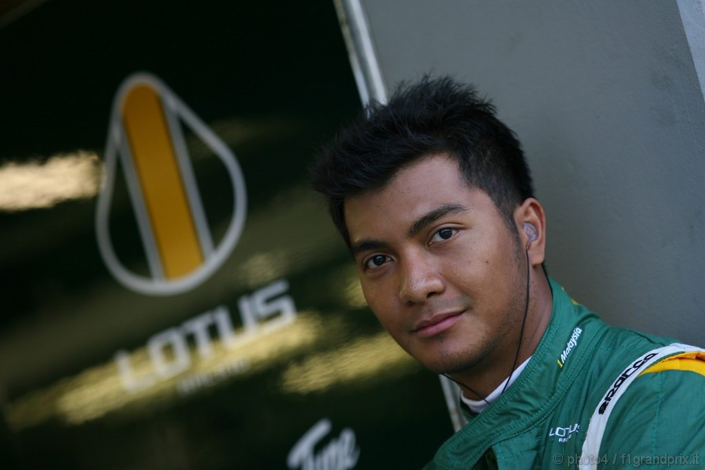 GP Singapore, Prove Libere 1, Venerdi', Fairuz Fauzy (MAL), Test driver Lotus Racing, T127  