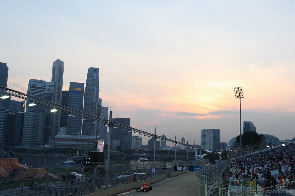 GP Singapore, Prove Libere 1, Venerdi', Timo Glock (GER), Virgin Racing, VR-01  