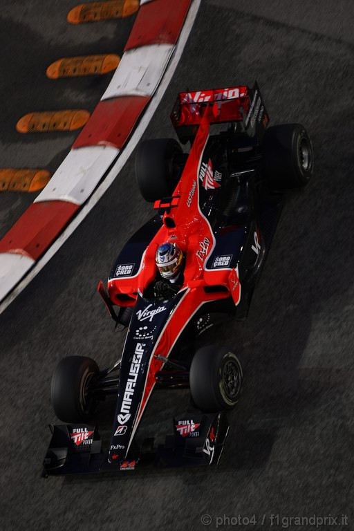 GP Singapore, Prove Libere 1, Venerdi', Timo Glock (GER), Virgin Racing, VR-01  
