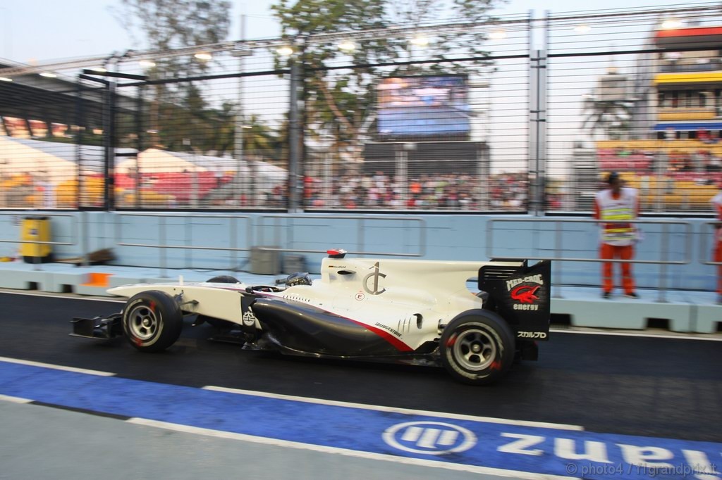GP Singapore, Prove Libere 1, Venerdi', Nick Heidfeld (GER), BMW Sauber F1 Team, C29  
