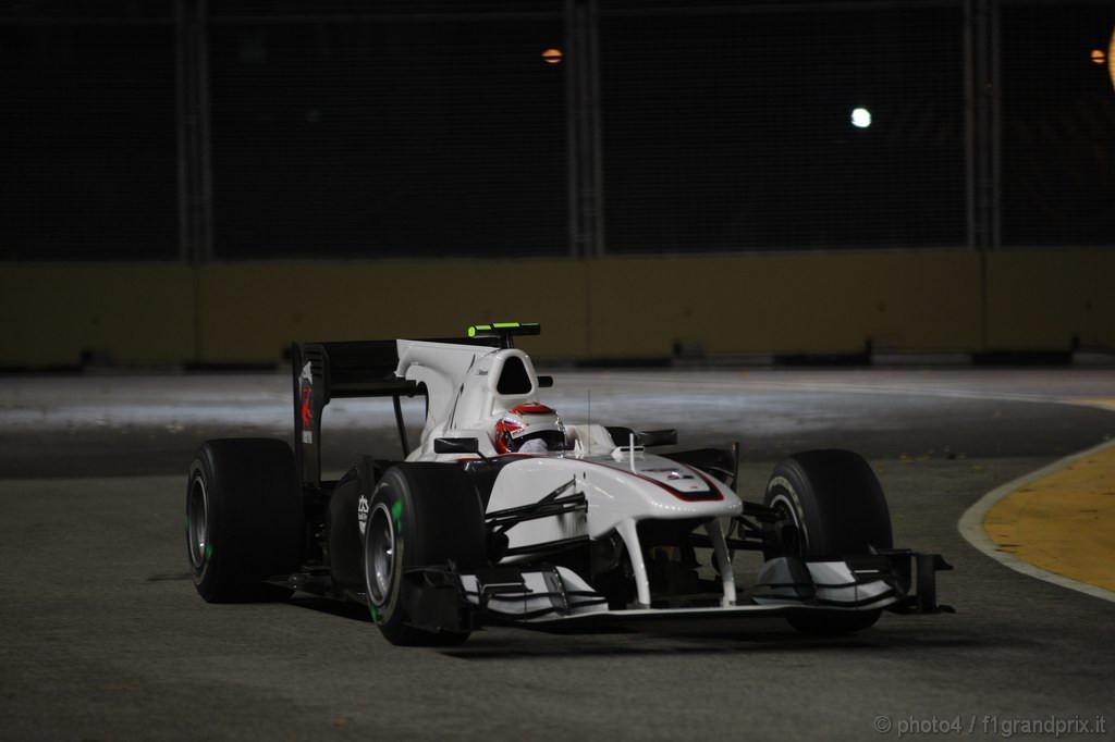 GP Singapore, Prove Libere 1, Venerdi', Kamui Kobayashi (JAP), BMW Sauber F1 Team, C29 