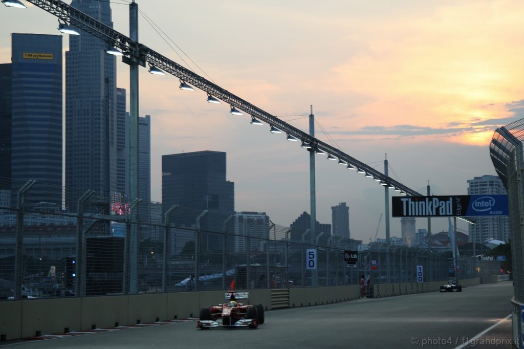 GP Singapore, Prove Libere 1, Venerdi', Felipe Massa (BRA), Ferrari, F10 