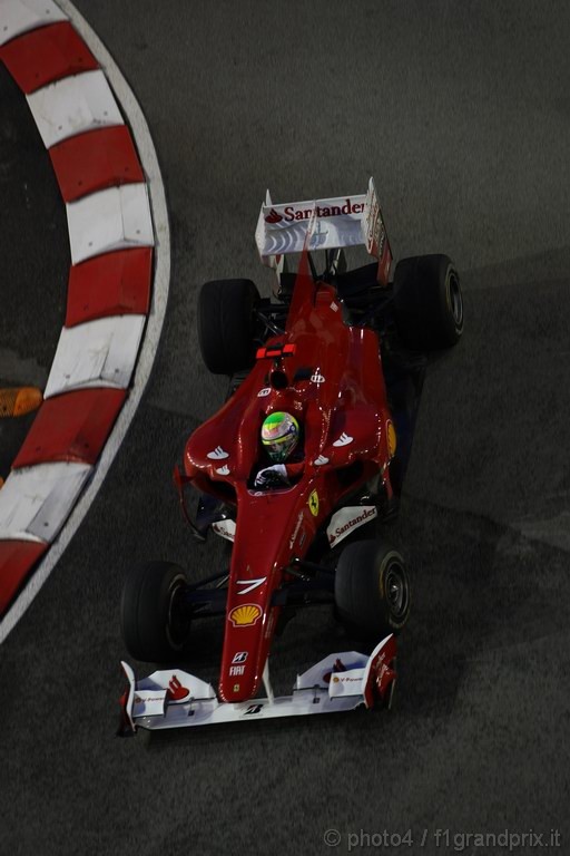 GP Singapore, Prove Libere 1, Venerdi', Felipe Massa (BRA), Ferrari, F10 