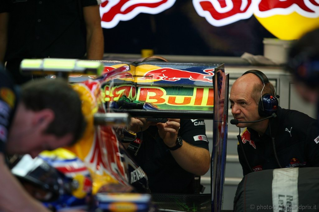 GP Singapore, Prove Libere 1, Venerdi', Adrian Newey (GBR), Red Bull Racing , Technical Operations Director 