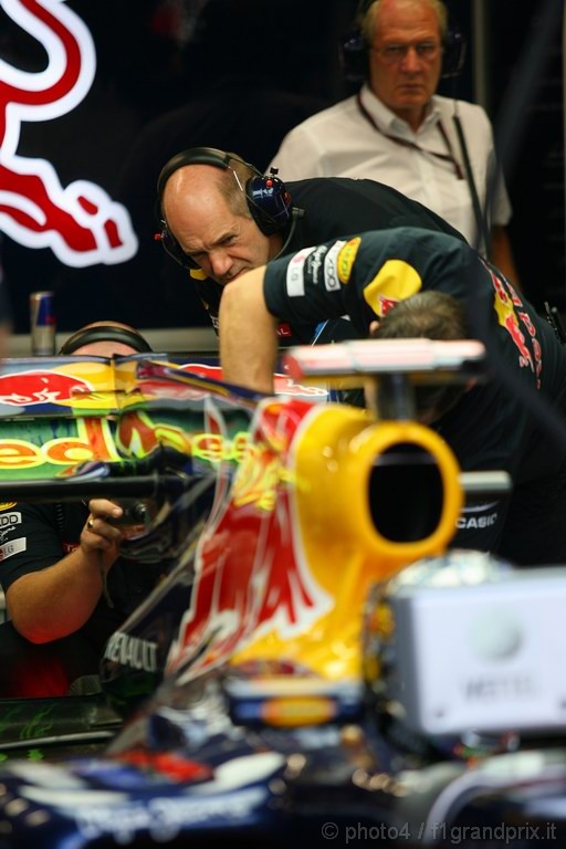 GP Singapore, Prove Libere 1, Venerdi', Adrian Newey (GBR), Red Bull Racing , Technical Operations Director 