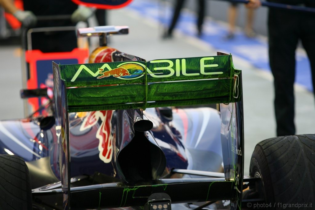 GP Singapore, Prove Libere 1, Venerdi', Sebastian Vettel (GER), Red Bull Racing, RB6 