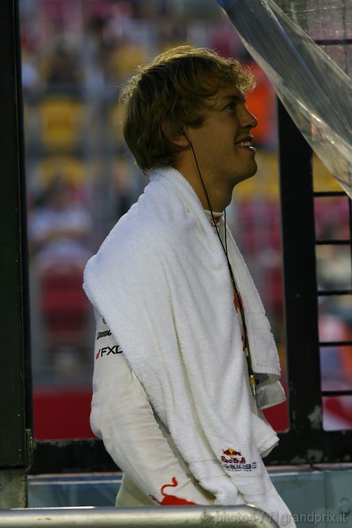 GP Singapore, Prove Libere 1, Venerdi', Sebastian Vettel (GER), Red Bull Racing, RB6 