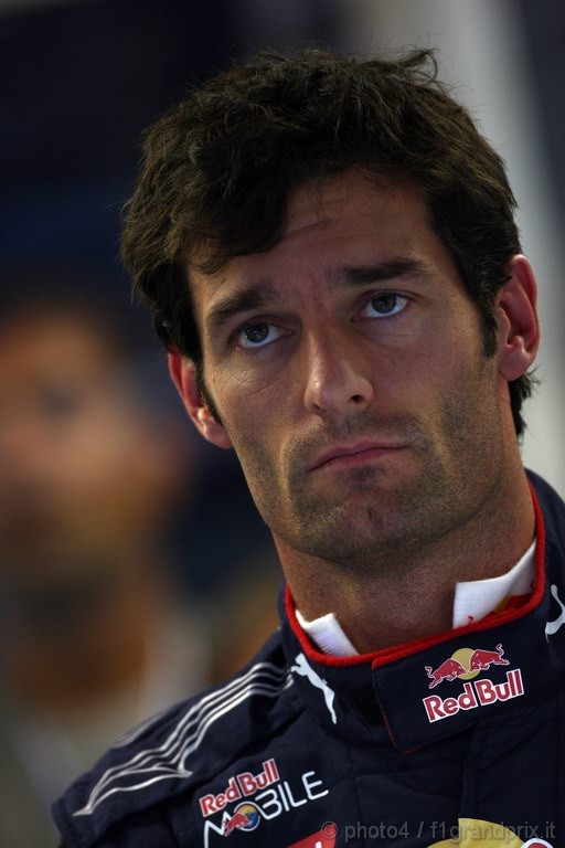 GP Singapore, Prove Libere 1, Venerdi', Mark Webber (AUS), Red Bull Racing, RB6 