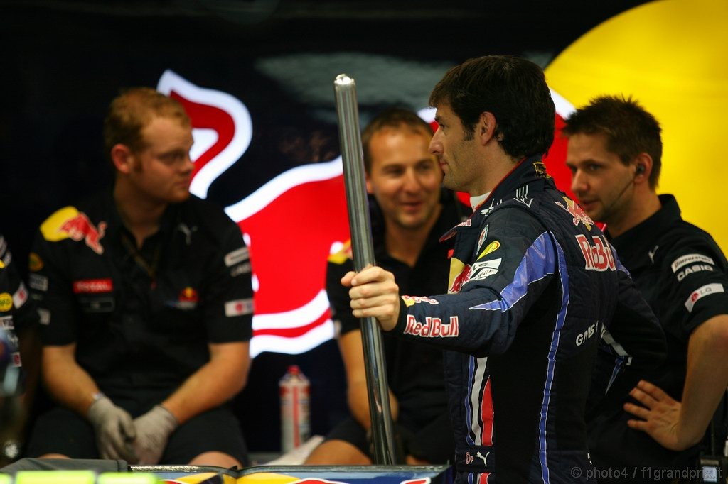 GP Singapore, Prove Libere 1, Venerdi', Mark Webber (AUS), Red Bull Racing, RB6 