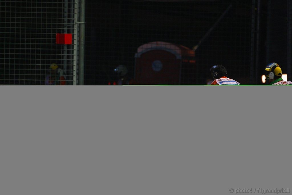 GP Singapore, Prove Libere 2, Venerdi', Fernando Alonso (ESP), Ferrari, F10 retires from the practice