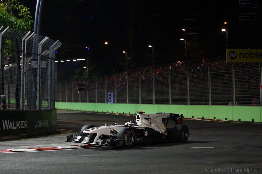 GP Singapore, Prove Libere 2, Venerdi', Nick Heidfeld (GER), BMW Sauber F1 Team, C29  