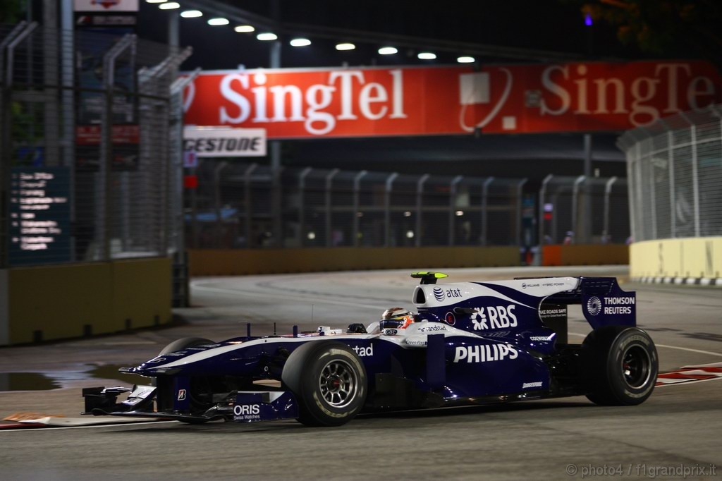 GP Singapore, Prove Libere 2, Venerdi', Nico Hulkenberg (GER), Williams, FW32 