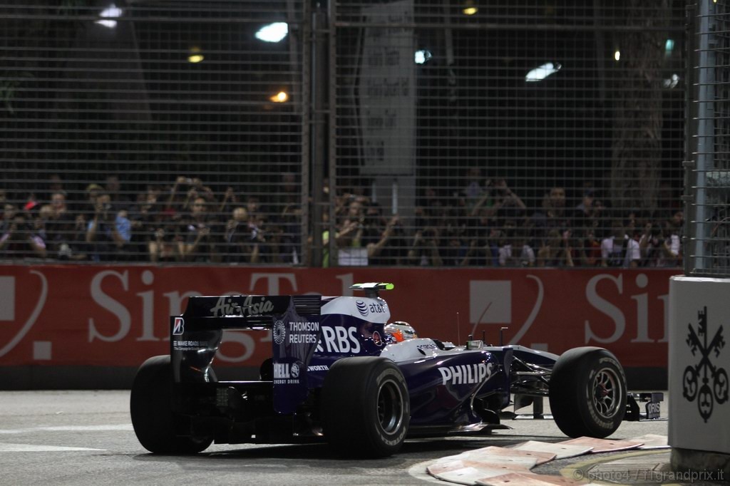 GP Singapore, Prove Libere 2, Venerdi', Nico Hulkenberg (GER), Williams, FW32 
