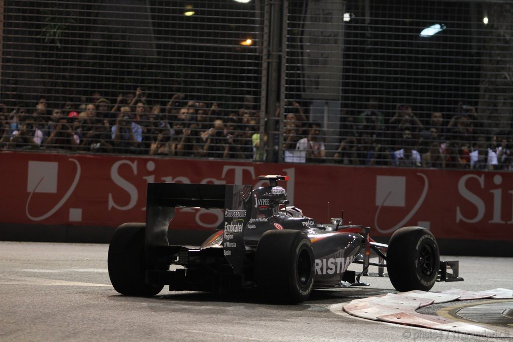 GP Singapore, Prove Libere 2, Venerdi', Christian Klien (AUT), Test Driver Hispania Racing F1 Team (HRT), F110  