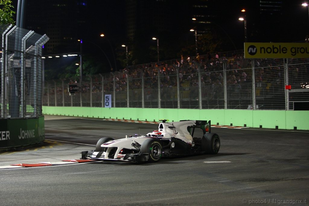 GP Singapore, Prove Libere 2, Venerdi', Kamui Kobayashi (JAP), BMW Sauber F1 Team, C29 