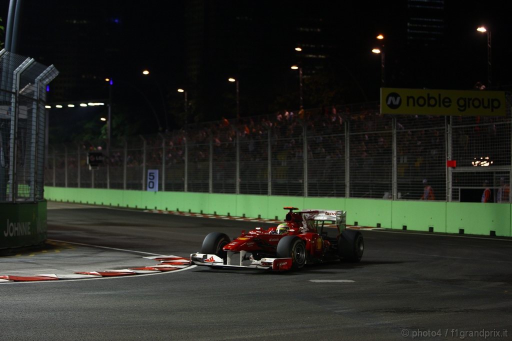 GP Singapore, Prove Libere 2, Venerdi', Felipe Massa (BRA), Ferrari, F10 