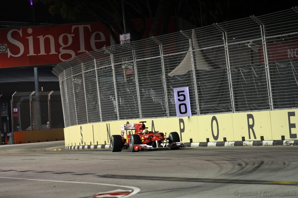 GP Singapore, Prove Libere 2, Venerdi', Felipe Massa (BRA), Ferrari, F10 
