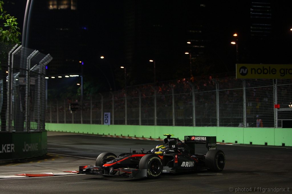 GP Singapore, Prove Libere 2, Venerdi', Bruno Senna (BRA), Hispania Racing F1 Team (HRT), F110 